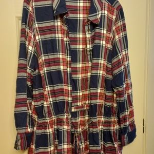 Ladies Plaid Blouse